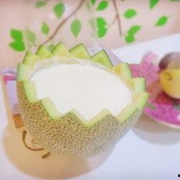 芝士蜜瓜怎么吃,夏日甜品新体验